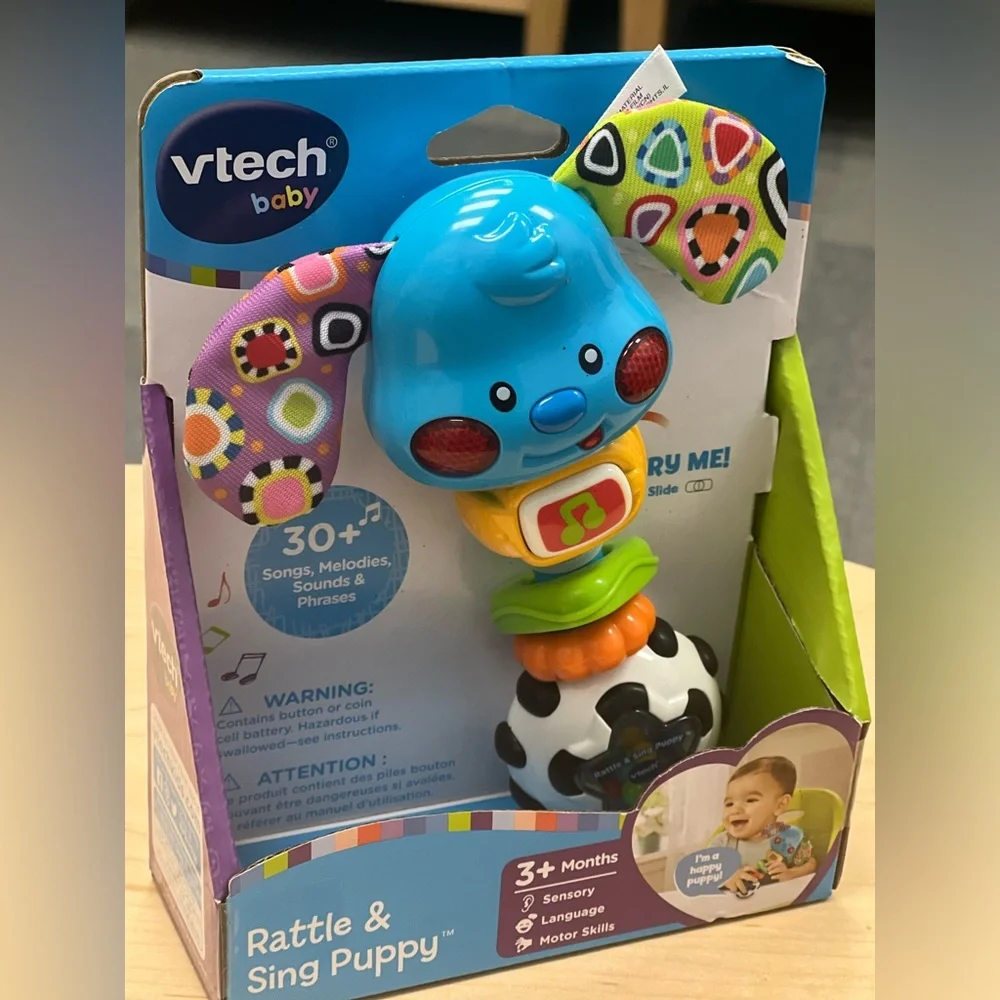 VTech Baby Rattle and Sing Puppy New!!! 3-36 months